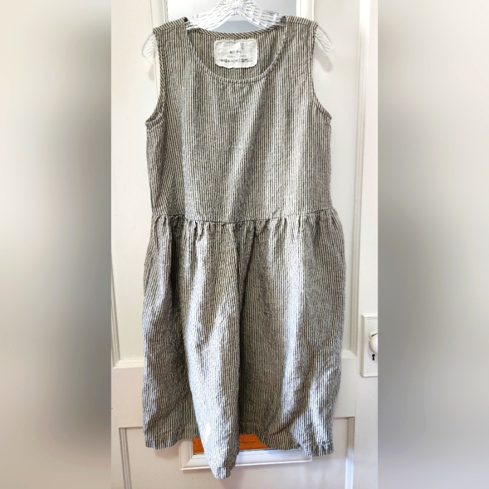NotPERFECTLINEN Smock Dress NWOT M/L